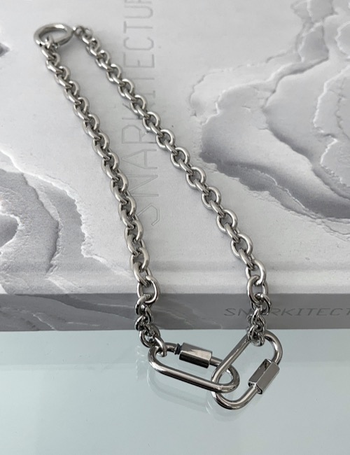 bold clip chain necklace