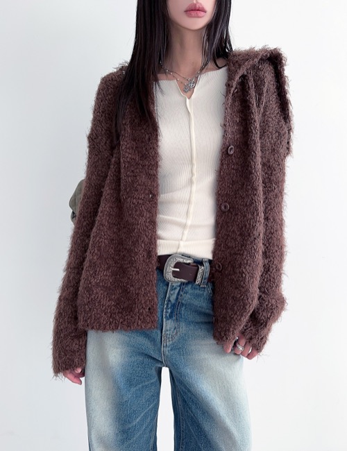 long collar fur jacket