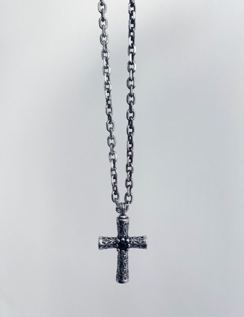 antique bold cross necklace